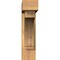 Ekena Millwork Imperial Block Smooth Bracket w/ Offset Brace, Western Red Cedar, 5 1/2"W x 22"D x 22"H BKT0604X22X22IMP05SWR - alternate 2